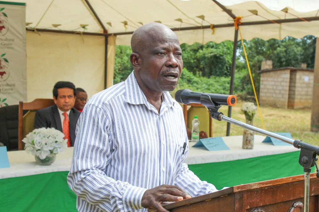 Farmers attending a workshop